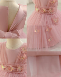 Load image into Gallery viewer, Baby Kid Girls Solid Color Bow Princess Dresses Wholesale 25112555
