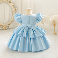 Load image into Gallery viewer, Baby Kid Girls Solid Color Embroidered Princess Dresses Wholesale 25112556
