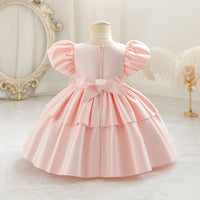 Load image into Gallery viewer, Baby Kid Girls Solid Color Embroidered Princess Dresses Wholesale 25112556
