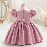 Load image into Gallery viewer, Baby Kid Girls Solid Color Embroidered Princess Dresses Wholesale 25112560
