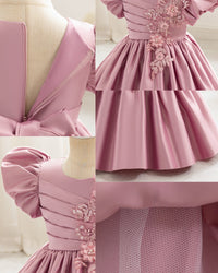 Load image into Gallery viewer, Baby Kid Girls Solid Color Embroidered Princess Dresses Wholesale 25112560
