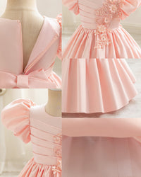 Load image into Gallery viewer, Baby Kid Girls Solid Color Embroidered Princess Dresses Wholesale 25112560
