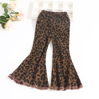Load image into Gallery viewer, Baby Kid Girls Color-blocking Leopard print Pants Wholesale 25112567
