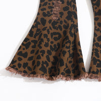 Load image into Gallery viewer, Baby Kid Girls Color-blocking Leopard print Pants Wholesale 25112567
