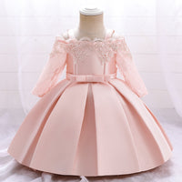 Load image into Gallery viewer, Baby Kid Girls Solid Color Princess Dresses Wholesale 25112572
