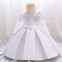 Load image into Gallery viewer, Baby Kid Girls Solid Color Princess Dresses Wholesale 25112572
