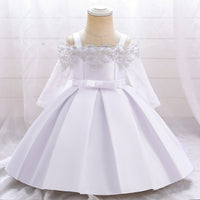 Load image into Gallery viewer, Baby Kid Girls Solid Color Princess Dresses Wholesale 25112572
