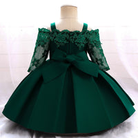 Load image into Gallery viewer, Baby Kid Girls Solid Color Princess Dresses Wholesale 25112572
