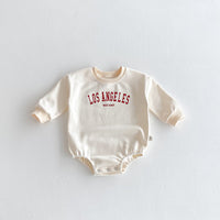 Load image into Gallery viewer, Baby Girls Solid Color Letters Rompers Wholesale 25121604
