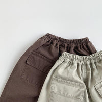 Load image into Gallery viewer, Baby Kid Boys Solid Color Pants Wholesale 25123116
