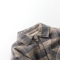 Load image into Gallery viewer, Baby Kid Boys Color-blocking Checked Shirts Wholesale 25123122
