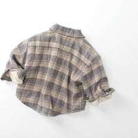 Load image into Gallery viewer, Baby Kid Boys Color-blocking Checked Shirts Wholesale 25123122
