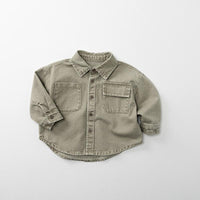 Load image into Gallery viewer, Baby Kid Boys Solid Color Shirts Wholesale 25123129
