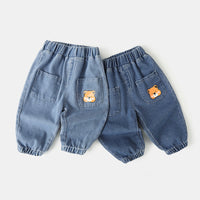 Load image into Gallery viewer, Baby Kid Boys Solid Color Cartoon Jeans Wholesale 25123131
