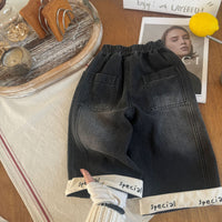 Load image into Gallery viewer, Baby Kid Girls Boys Solid Color Letters Jeans Wholesale 25123133
