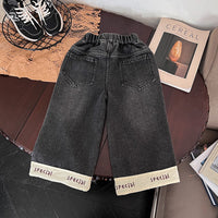 Load image into Gallery viewer, Baby Kid Girls Boys Solid Color Letters Jeans Wholesale 25123133
