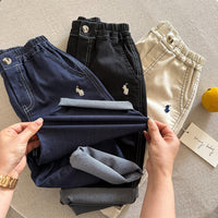 Load image into Gallery viewer, Baby Kid Unisex Solid Color Jeans Wholesale 25123135
