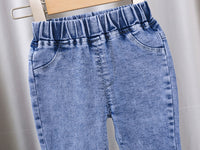 Load image into Gallery viewer, Baby Kid Girls Solid Color Flower Jeans Wholesale 26010702
