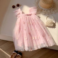 Load image into Gallery viewer, Baby Kid Girls Solid Color Butterfly Dresses Wholesale 26010708
