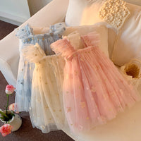 Load image into Gallery viewer, Baby Kid Girls Solid Color Butterfly Dresses Wholesale 26010708
