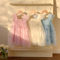 Load image into Gallery viewer, Baby Kid Girls Solid Color Butterfly Dresses Wholesale 26010708
