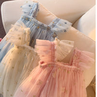 Load image into Gallery viewer, Baby Kid Girls Solid Color Butterfly Dresses Wholesale 26010708
