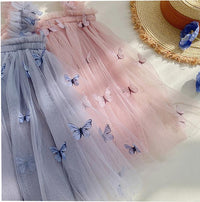 Load image into Gallery viewer, Baby Kid Girls Solid Color Butterfly Dresses Wholesale 26010709
