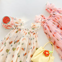 Load image into Gallery viewer, Baby Kid Girls Love heart Print Dresses Wholesale 26010710

