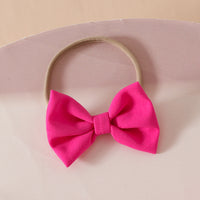 Load image into Gallery viewer, Baby Girls Color-blocking Bow Rompers Wholesale 26012708
