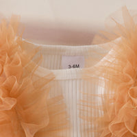 Load image into Gallery viewer, Baby Girls Color-blocking Bow Rompers Wholesale 26012708
