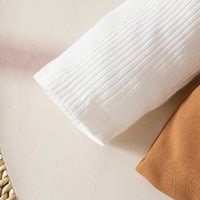 Load image into Gallery viewer, Baby Girls Color-blocking Bow Rompers Wholesale 26012708
