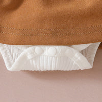 Load image into Gallery viewer, Baby Girls Color-blocking Bow Rompers Wholesale 26012708
