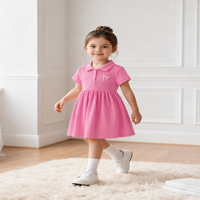 Load image into Gallery viewer, Kid Girls Solid Color Bow Dresses Wholesale 26020302
