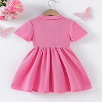 Load image into Gallery viewer, Kid Girls Solid Color Bow Dresses Wholesale 26020302
