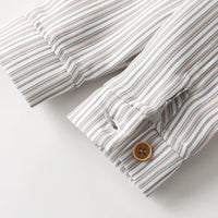 Load image into Gallery viewer, 2 Pieces Set Baby Kid Boys Striped Shirts And Solid Color Pants Wholesale 26020313
