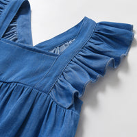 Load image into Gallery viewer, Baby Girls Solid Color Rompers Wholesale 26020317
