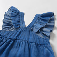 Load image into Gallery viewer, Baby Girls Solid Color Rompers Wholesale 26020317
