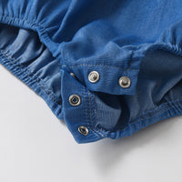 Load image into Gallery viewer, Baby Girls Solid Color Rompers Wholesale 26020317
