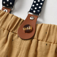 Load image into Gallery viewer, 2 Pieces Set Baby Kid Boys Striped Shirts And Solid Color Jumpsuits Wholesale 26020323
