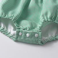 Load image into Gallery viewer, Baby Girls Checked Rompers Wholesale 26020330
