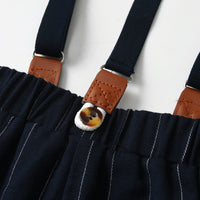 Load image into Gallery viewer, 2 Pieces Set Baby Kid Boys Animals Cartoon Shirts And Striped Pants Wholesale 26020338

