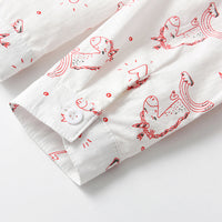 Load image into Gallery viewer, 2 Pieces Set Baby Kid Boys Animals Cartoon Shirts And Striped Pants Wholesale 26020338
