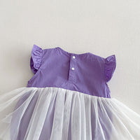 Load image into Gallery viewer, Baby Girls Solid Color Bow Dresses Wholesale 26030903
