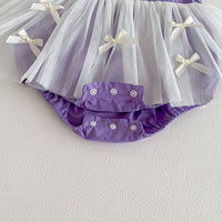 Load image into Gallery viewer, Baby Girls Solid Color Bow Dresses Wholesale 26030903
