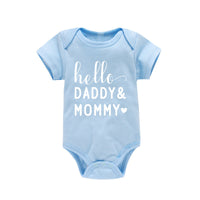 Load image into Gallery viewer, Baby Girls Boys Letters Rompers Wholesale 26030906
