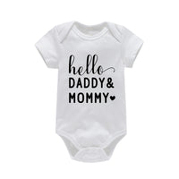 Load image into Gallery viewer, Baby Girls Boys Letters Rompers Wholesale 26030906

