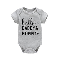 Load image into Gallery viewer, Baby Girls Boys Letters Rompers Wholesale 26030906

