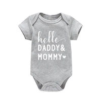 Load image into Gallery viewer, Baby Girls Boys Letters Rompers Wholesale 26030906
