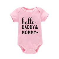 Load image into Gallery viewer, Baby Girls Boys Letters Rompers Wholesale 26030906

