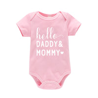 Load image into Gallery viewer, Baby Girls Boys Letters Rompers Wholesale 26030906
